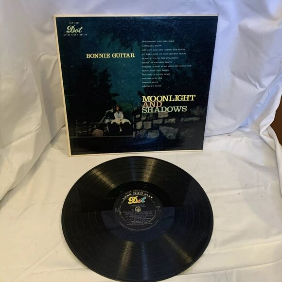 Bonnie Guitar Moonlight And Shadows (Vinyl, 1957) Dot DLP 3069 Good+ LP Record - Picture 2 of 9